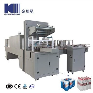 PE film shrink wrapping machine pro výrobu nápojových lahví